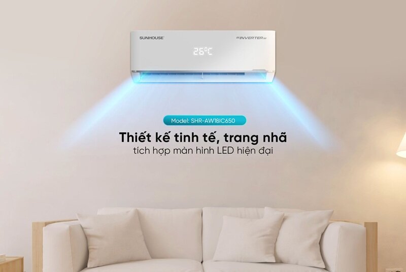Đánh giá điều hòa Sunhouse SHR-AW18IC650: Tiết kiệm điện, lọc không khí tốt mà giá rẻ bất ngờ!